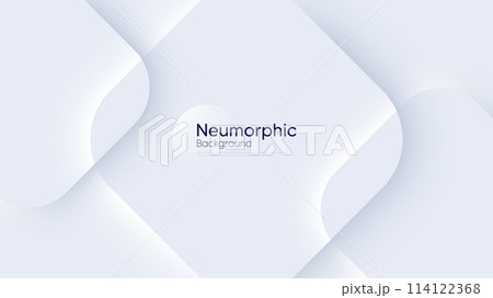 Neumorphic circular background with rhombus concentric elements. Minimal abstract clean paper 3d design template. Concentric circular Neumorphic frame banner. Realistic paper surface. Vector Neumorphic circular background with rhombus concentric elements. Minimal abstract clean paper 3d design template. Concentric circular Neumorphic frame banner. Realistic paper surface. Vector 114122368