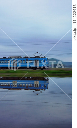 水鏡列車　近江鉄道2024年-13 114122418