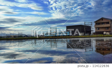 水鏡列車　近江鉄道2024年‐25 114122636