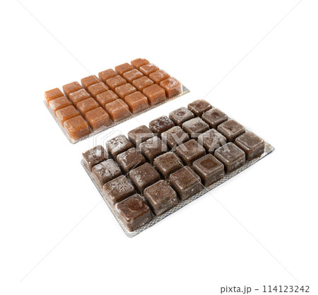 Fish Food Isolated, Insect Briquettes, Frozen Artemia, Cold Daphnia, Frozen Bloodworm 114123242