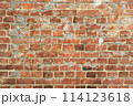 Old Weathered Brick Wall 114123618