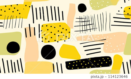 黄色のモダンなパターン_3 黄色のモダンなパターン_3 114123646
