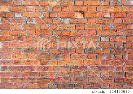 Red brick wall texture 114123659