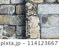 Stone castle wall 114123667