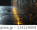 Abstract AI Generated Spheres with Luminous Highlights as Wallpaper Design 114124008