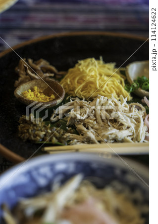 奄美大島の鶏飯の具 奄美大島の鶏飯の具 114124622