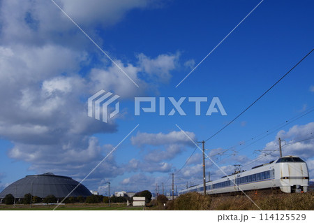 北陸本線　しらさぎ2024年冬4 114125529