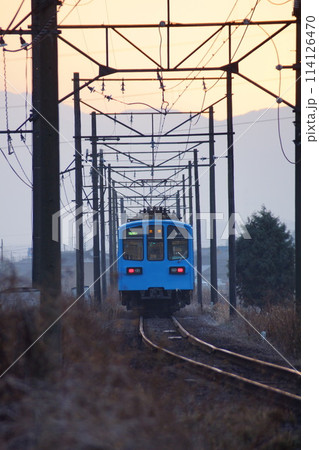 極寒の朝 近江鉄道2024年冬1 極寒の朝 近江鉄道2024年冬1 114126470