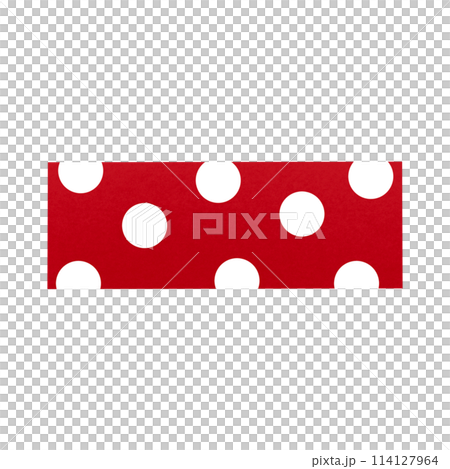 Cute Tape illustration Cute Washi Tape illustration Tape For Element Design Red Color And White Dots Washi Tape PNG 114127964