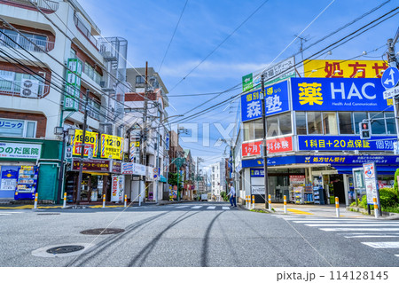 神奈川県横浜市の都市風景 能見台駅 神奈川県横浜市の都市風景 能見台駅 114128145