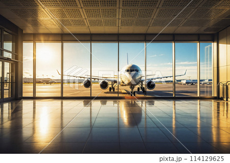 空港 飛行場 エアポート 114129625