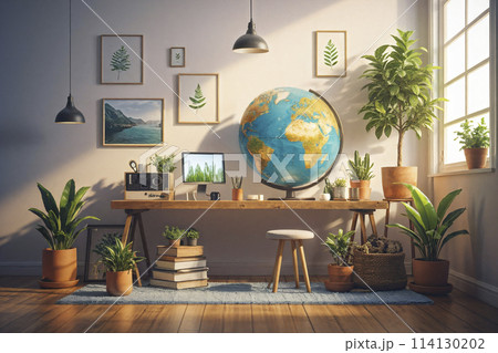 環境に優しい 緑色 緑 114130202