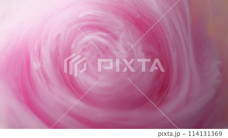 Smoke swirl. Paint water mix. Pink magenta pastel color silk spiral air haze flowing ink acrylic liquid abstract art background. Smoke swirl. Paint water mix. Pink magenta pastel color silk spiral air haze flowing ink acrylic liquid abstract art background. 114131369