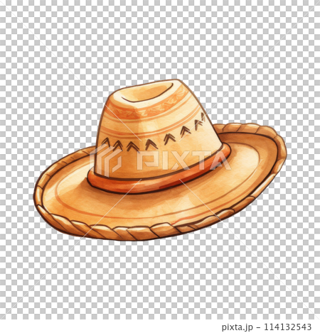 Handmade Straw Sombrero with Wide Brim 114132543