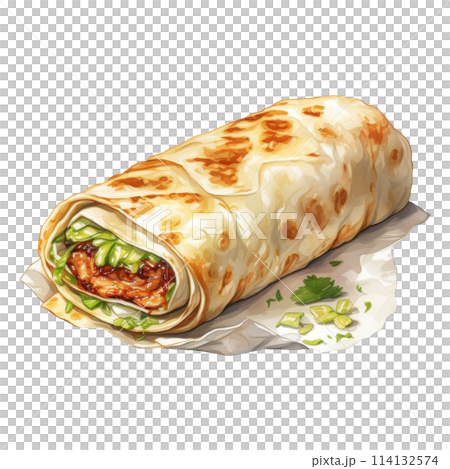 Burrito Display Ready for Devouring 114132574