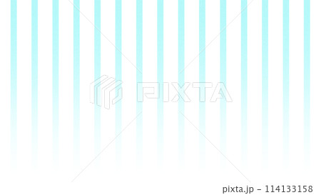 アナログ風ストライプ柄のバナー　水色 114133158