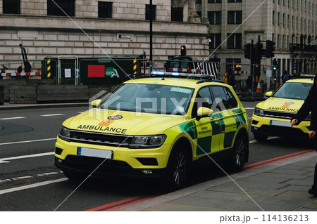 イギリス ロンドン パトカー 114136213