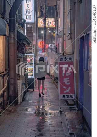 飲み屋街を望む 114140137