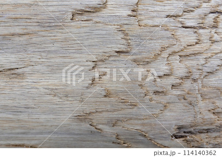 Beautiful old wooden background of wooden log without bark 114140362