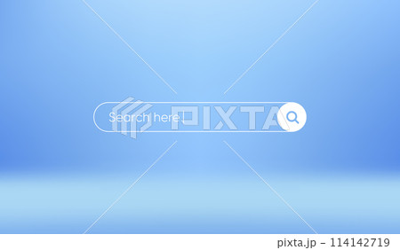 Search bar on blurred background. Simple search box field ui element on blue gradient mesh. Ask question template banner. Search bar on gradient background. Find information. Vector illustration Search bar on blurred background. Simple search box field ui element on blue gradient mesh. Ask question template banner. Search bar on gradient background. Find information. Vector illustration 114142719