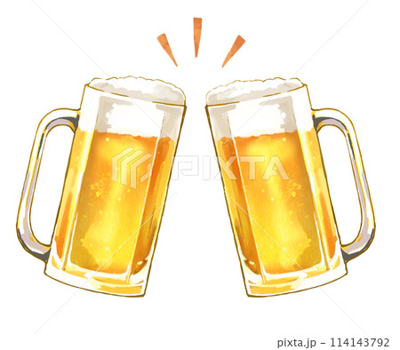 生ビールで乾杯 生ビールで乾杯 114143792