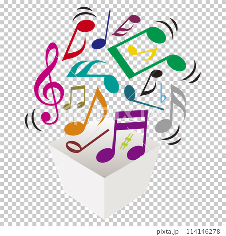 色彩繽紛、活潑的字母和禮物盒 114146278