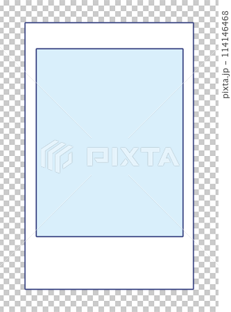 チェキ、インスタントフィルムのフレーム 114146468