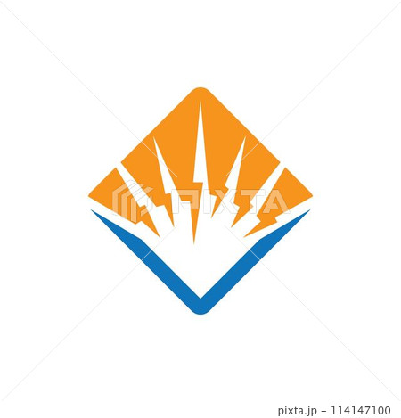 Solar tech logo template 114147100