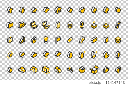 等距圖示集 2（黃色） 114147148