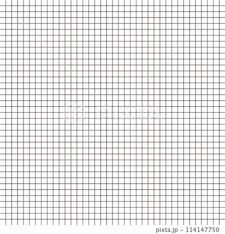 シンプルな黒い方眼のイラスト 114147750