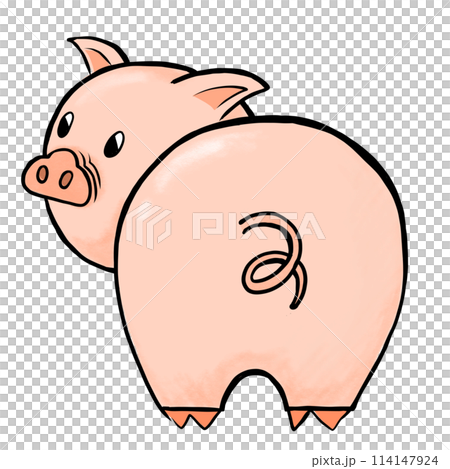 可愛的豬屁股 114147924