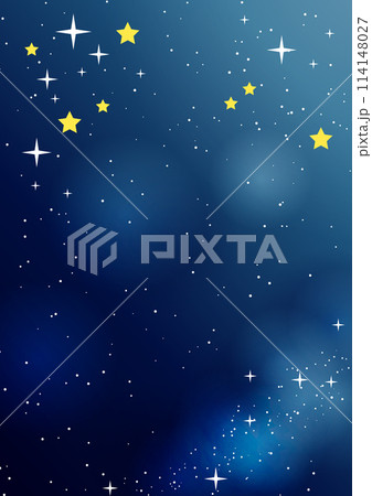 宇宙、星、七夕、天の川、背景、イラスト、シンプル、縦型 114148027