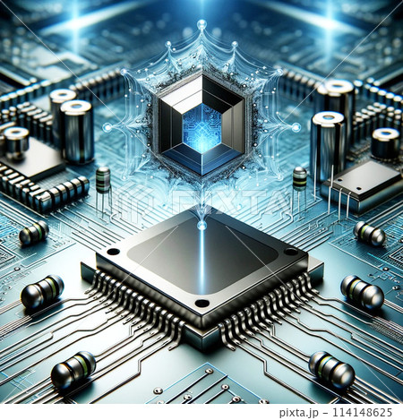 半導体イメージ　《AI生成画像》 114148625
