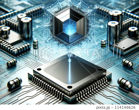 半導体イメージ　《AI生成画像》 114148626
