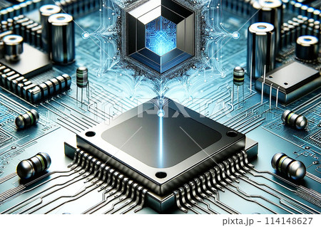 半導体イメージ　《AI生成画像》 114148627