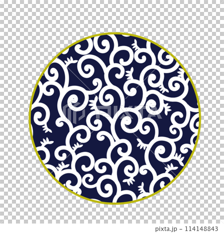 Arabesque round motif illustration - Stock Illustration [114148843] - PIXTA