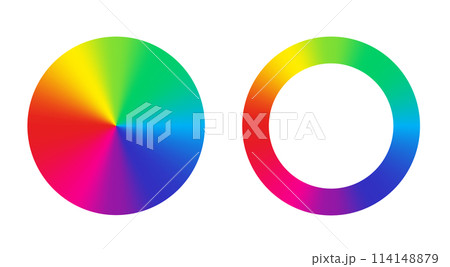 カラーピッカーのサークルのセット 114148879