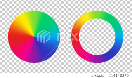 カラーピッカーのサークルのセット 114148879