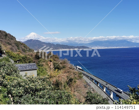 静岡市 薩埵峠から見る富士山 静岡市 薩埵峠から見る富士山 114149751