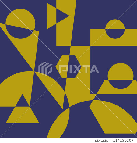 Abstract geometric mosaic background. The idea for the design of title pages, covers, books, brochures, leaflets, posters, booklets. Template for interior and decoration ideas 114150207