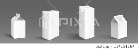 Milk or juice pack box with cap. 114151164