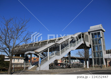 関東鉄道常総線水海道駅の風景 114152447