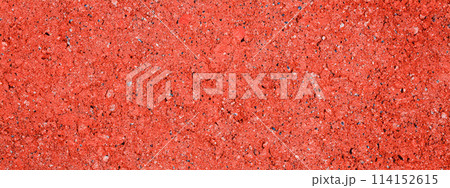 赤いコンクリートの表面 114152615