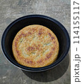 Photo of hardened rice, dry rice on magic com, the rice is dry and then hardened until it turns brownish. burnt rice, crusty rice 114155117
