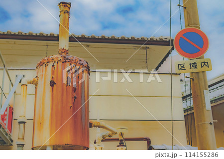 熱海　錆びついた煙突 114155286