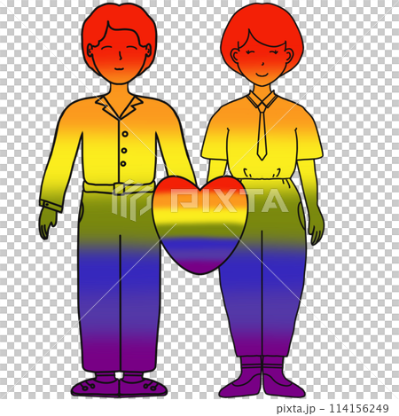 LGBTQ people black outliackground rainbow colors isolated,Concept of homosexual LGBTQ people black outliackground rainbow colors isolated,Concept of homosexual 114156249