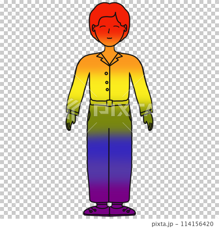 LGBTQ people black outline, on background rainbow colors isolated,Concept of homosexual LGBTQ people black outline, on background rainbow colors isolated,Concept of homosexual 114156420