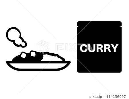 レトルト　カレー　アイコン 114156997