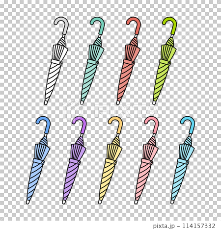 畳まれた傘 114157332