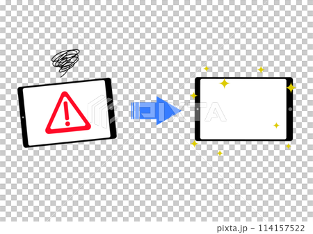 Replace your broken tablet with a new one 114157522